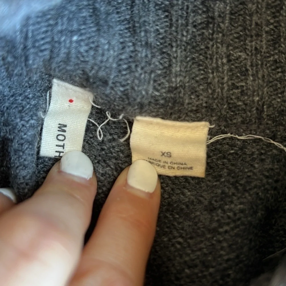 Moth by Anthropologie Turtleneck/Blouse Sweater